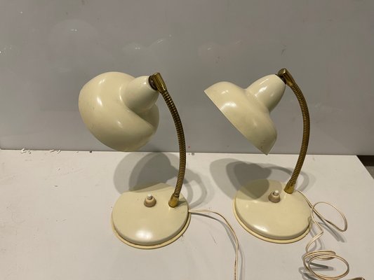 Vintage Italian Desk Lamps, 1960s, Set of 2-JJC-1417796