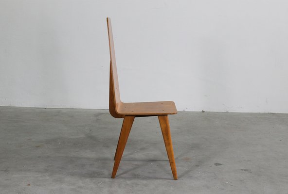 Vintage Italian Dining Chairs in Wood by Sineo Gemignani, 1940s, Set of 6-IVC-1776092