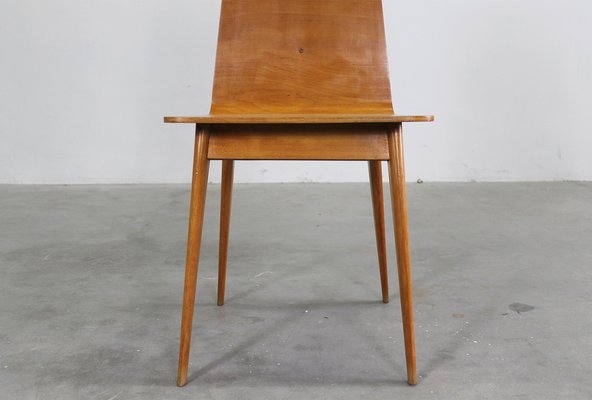 Vintage Italian Dining Chairs in Wood by Sineo Gemignani, 1940s, Set of 6-IVC-1776092