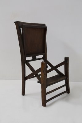 Vintage Italian Ecclesiastical Chairs with Kneeler, 1940s, Set of 4-RCE-1718520