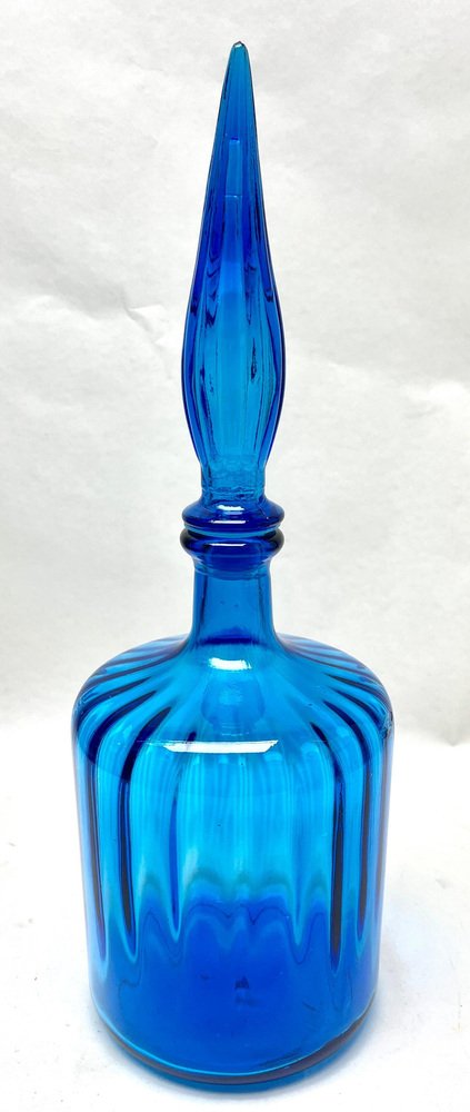 Vintage Italian Empoli Murano Cased Decanter, 1955