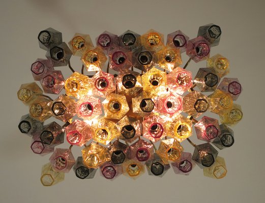 Vintage Italian Glass Chandelier by Carlo Scarpa, 1978-FHZ-656638