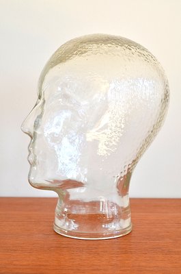 Vintage Italian Glass Head, 1960s-OV-628228