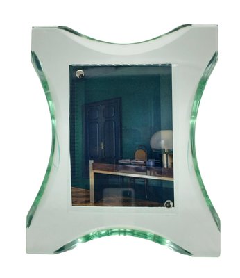 Vintage Italian Glass Photo Frame from Fontana Arte, 1950s-YUW-1730568