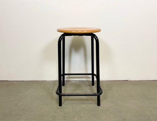 Vintage Italian Industrial Stool, 1970s-CGF-1167562