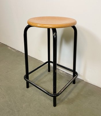 Vintage Italian Industrial Stool, 1970s-CGF-1167562