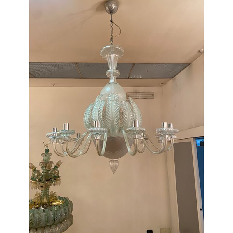 Vintage Italian Leaves Chandelier by Simoeng