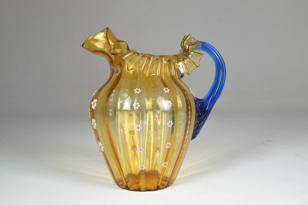 Vintage Italian Liberty Style Murano Pitcher-GXL-725046