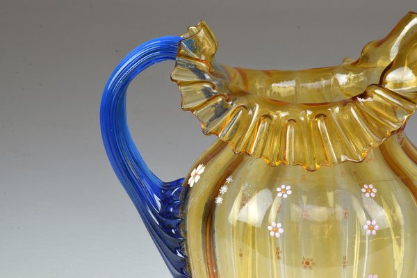 Vintage Italian Liberty Style Murano Pitcher-GXL-725046