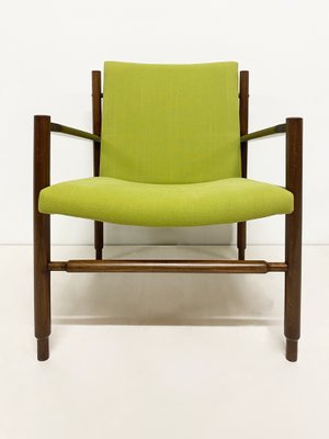 Vintage Italian Lime Cherry & Cotton Armchairs, 1970s, Set of 2-WIM-1279468