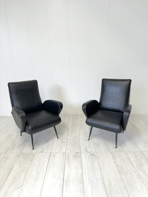 Vintage Italian Lounge Chairs, 1950s, Set of 2-NWG-2028899