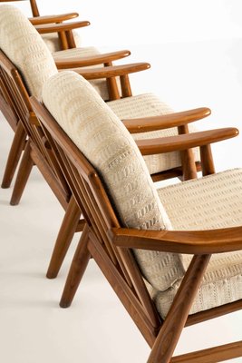 Vintage Italian Lounge Chairs, 1970s, Set of 4-UQV-1322949