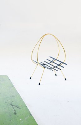 Vintage Italian Magazine Rack, 1950s-KJ-2035945