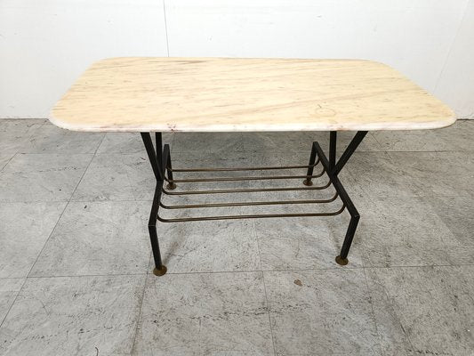 Vintage Italian Marble Coffee Table, 1950s-IRH-1806250