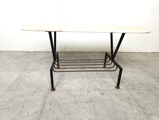 Vintage Italian Marble Coffee Table, 1950s-IRH-1806250