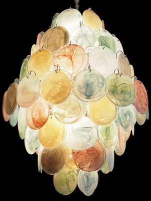 Vintage Italian Murano Chandeliers, 2000s, Set of 2-OVO-1672024