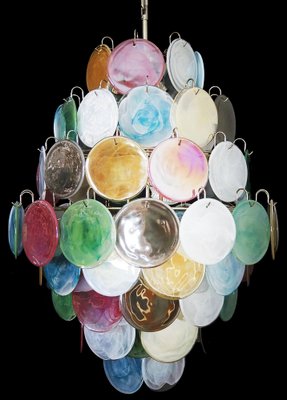 Vintage Italian Murano Chandeliers, 2000s, Set of 2-OVO-1672024