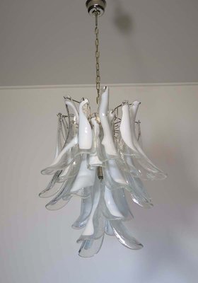 Vintage Italian Murano Glass Chandelier with 30 Glass Petals, 1983-FHZ-637615