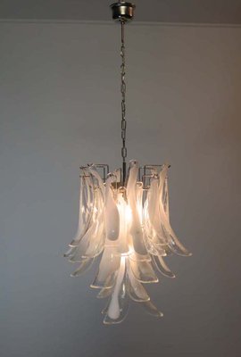 Vintage Italian Murano Glass Chandelier with 30 Glass Petals, 1983-FHZ-637615