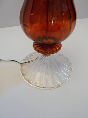 Vintage Italian Murano Glass Table Lamp, 1980s-FO-589338