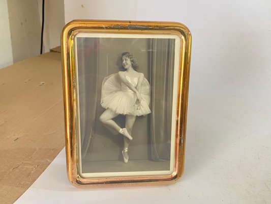 Vintage Italian Picture Frame Photos of Dancer, 1950s, Set of 2-UR-1728452