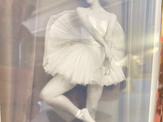 Vintage Italian Picture Frame Photos of Dancer, 1950s, Set of 2-UR-1728452