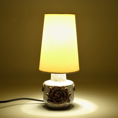 Vintage Italian Pottery Table Lamp from Nuovo Rinascimento, 1970s-IXK-1812855