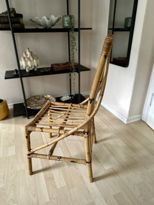 Vintage Italian Rattan Chair, 1960s-JO-1760245