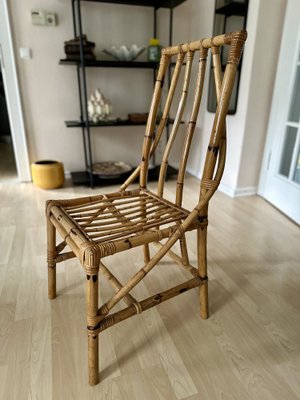 Vintage Italian Rattan Chair, 1960s-JO-1760245