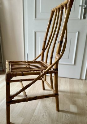 Vintage Italian Rattan Chair, 1960s-JO-1760245