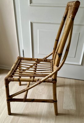 Vintage Italian Rattan Chair, 1960s-JO-1760245