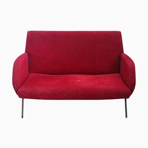 Vintage Italian Red Sofa, 1950s-DCO-1737404