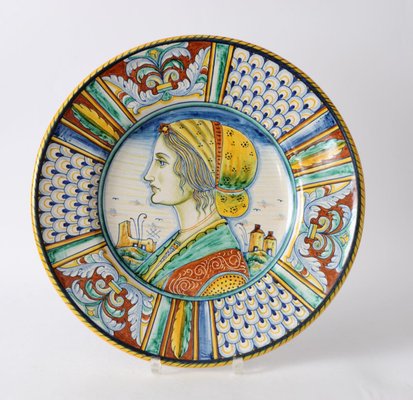 Vintage Italian Renaissance Style Plates from Deruta, 1960s, Set of 2-IXK-1442061