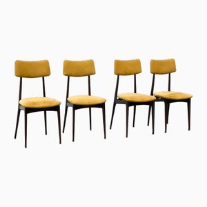 Vintage Italian Rosewood Dining Chairs, 1950s, Set of 4-IRH-1822864