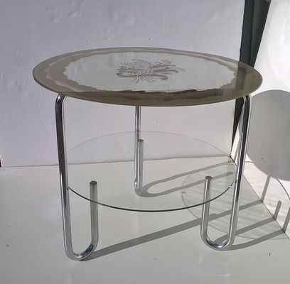 Vintage Italian Round Coffee Table, 1930s-EI-380064