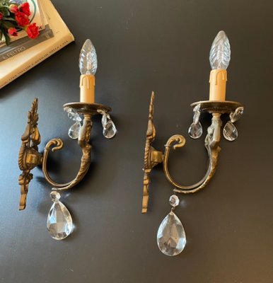 Vintage Italian Sconces, 1930s, Set of 2-XRG-2035996