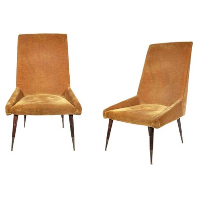 Vintage Italian Side Chairs, Mid-20th-Century, Set of 2-ZCI-1194507