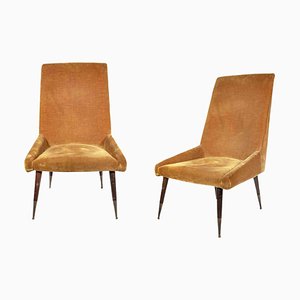 Vintage Italian Side Chairs, Mid-20th-Century, Set of 2-ZCI-1194507