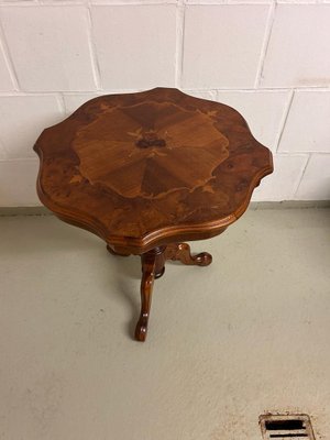 Vintage Italian Side Table with Intarsia-SZM-1764816