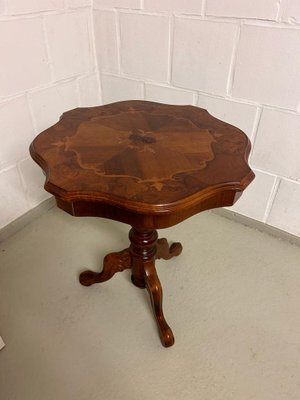 Vintage Italian Side Table with Intarsia-SZM-1764816