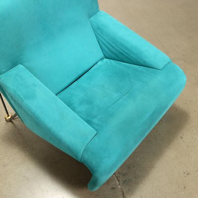 Vintage Italian Skipper Feeling Armchair in Alcantara, 1980s-VMM-1612037