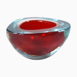 Vintage Italian Sommerso Glass Murano Bowl, 1970s-GIW-1776664