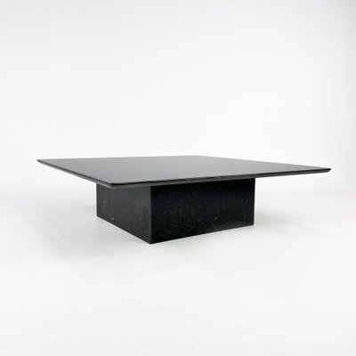 Vintage Italian Square Granite Coffee Table, 1970s-RMX-1724100