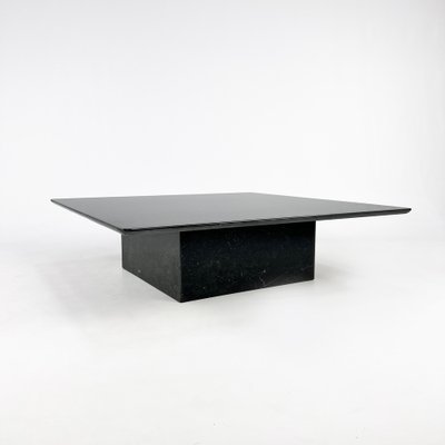 Vintage Italian Square Granite Coffee Table, 1970s-RMX-1724100