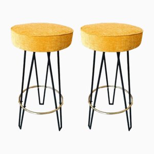 Vintage Italian Stools, 1960s, Set of 2-RFP-2028933