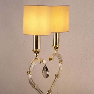 Vintage Italian Table Lamp with Swarovski Pendants, 1990s-MPO-1770880