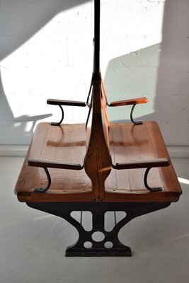 Vintage Italian Train Bench, 1920s-IEI-540628