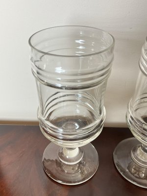 Vintage Italian Vases in Glass, 1930s, Set of 2-YST-1777165