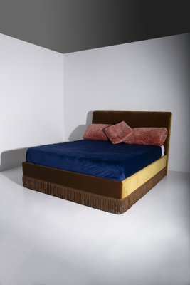 Vintage Italian Velvet Bed, 2020-RCE-2042961