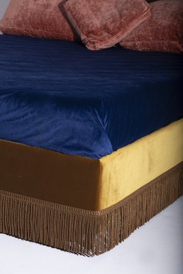 Vintage Italian Velvet Bed, 2020-RCE-2042961